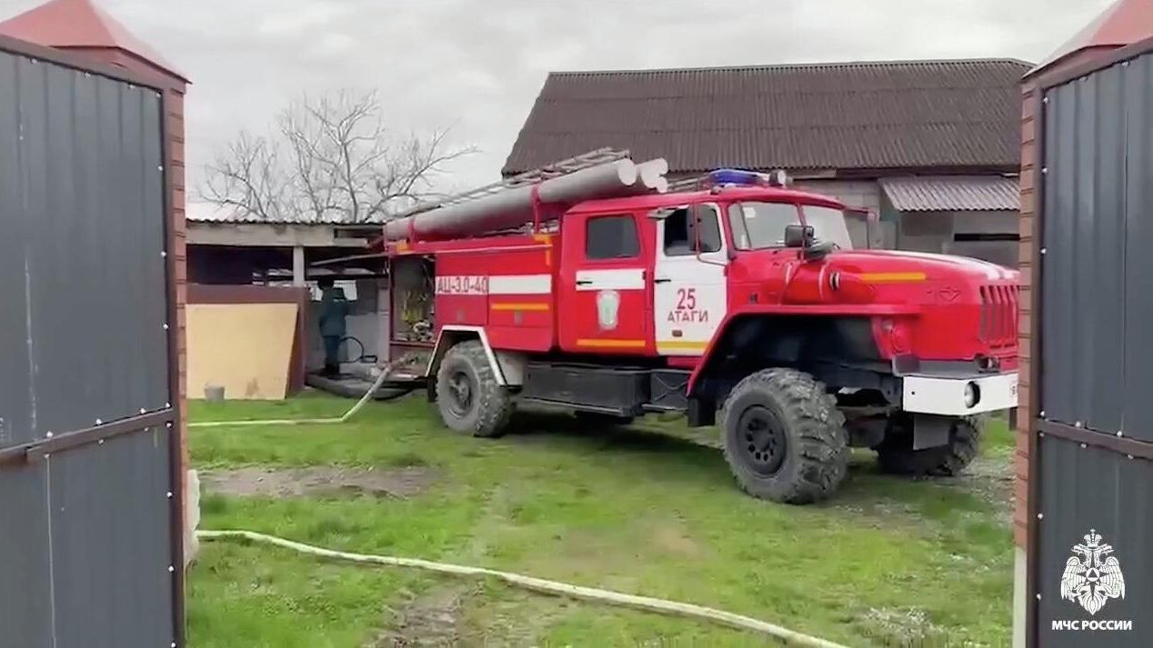 Ликвидация последствий подтопления в Чеченской республике Ликвидация последствий подтопления в Чеченской республике - РИА Новости, 1920, 10.04.2026