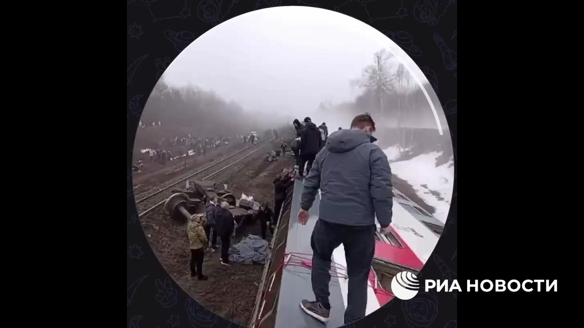 Сход поезда в Ульяновской области Сход поезда в Ульяновской области - РИА Новости, 1920, 03.04.2026
