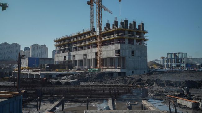 Стройплощадка ЖК Адмирал в Москве
