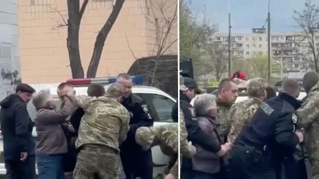 Сотрудники военкомата в Киеве похитили мужчину во время прогулки с собакой - РИА Новости, 1920, 07.04.2026