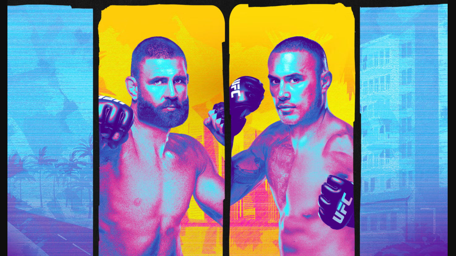 Официальный постер турнира UFC 327 - РИА Новости, 1920, 12.04.2026
