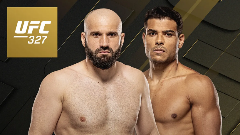 Афиша боя Азамата Мурзаканова на UFC 327 - РИА Новости, 1920, 12.04.2026