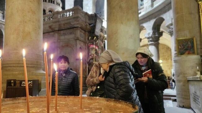 Открытие святых мест для верующих в Иерусалиме