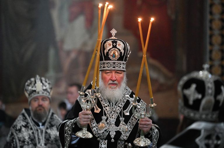 Патриаршее служение и освящение куличей в Храме Христа Спасителя Патриаршее служение и освящение куличей в Храме Христа Спасителя