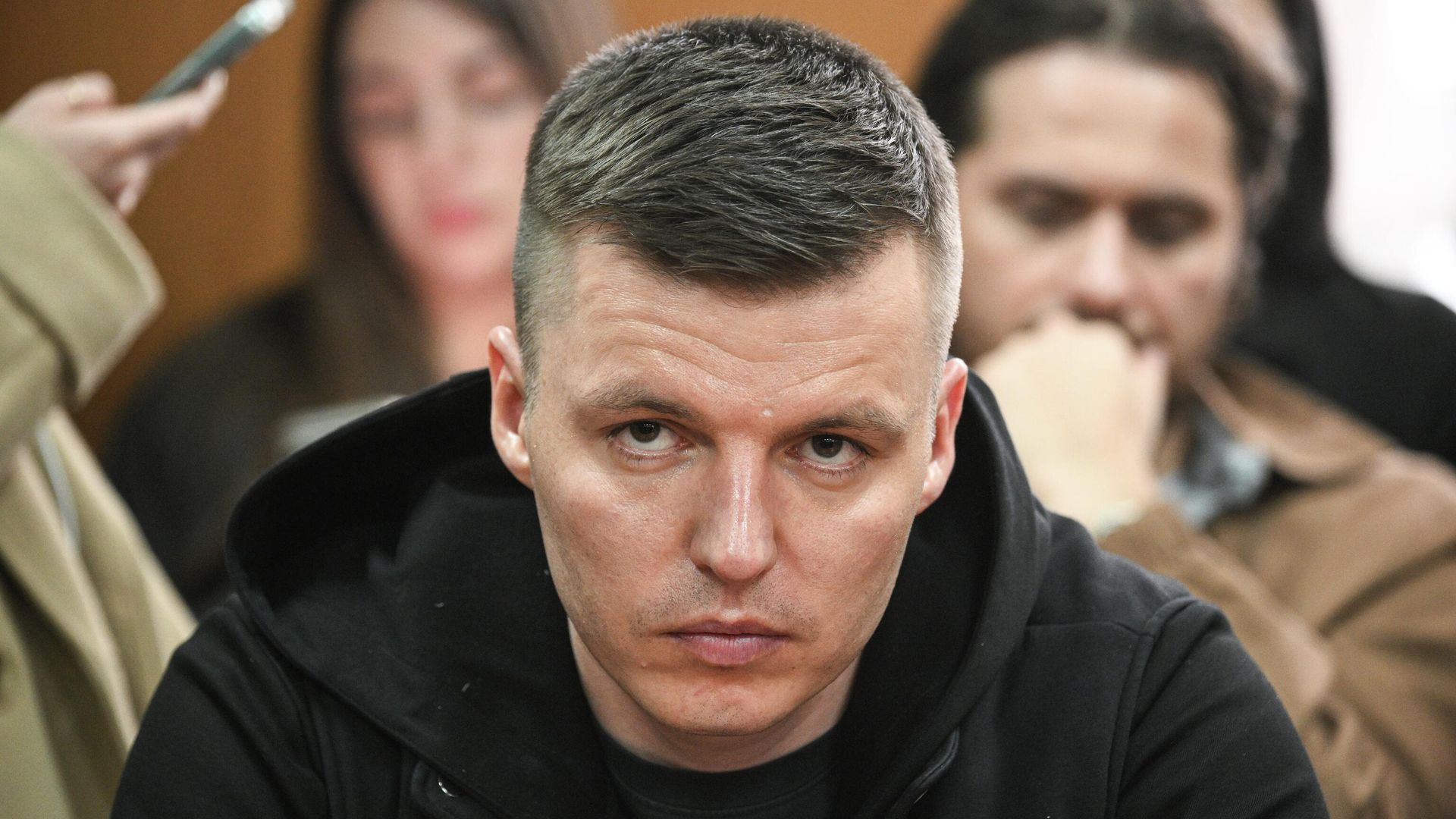 Артем Чекалин на оглашении приговора в Гагаринском районном суде в Москве. 13 апреля 2026 - РИА Новости, 1920, 13.04.2026