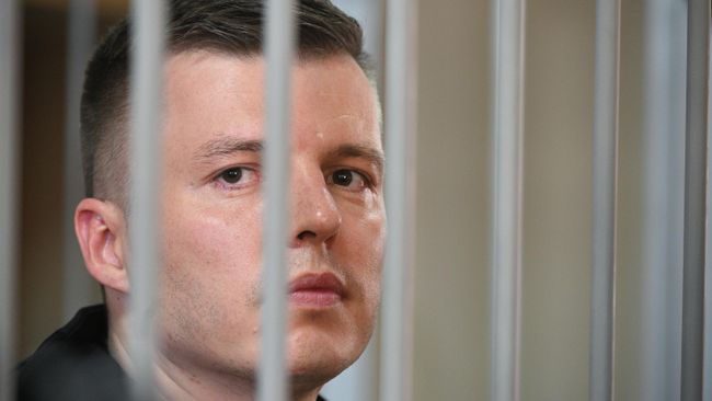 Артем Чекалин на оглашении приговора в Гагаринском районном суде в Москве