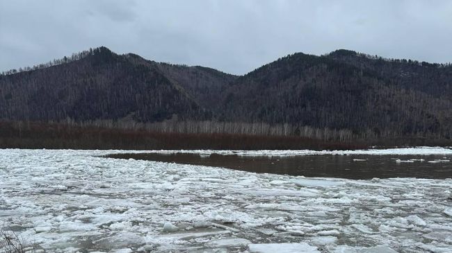 Паводок в городе Абаза в Хакасии