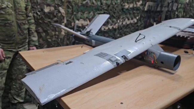 Украинский дрон Жук, перехваченный в харьковском приграничье