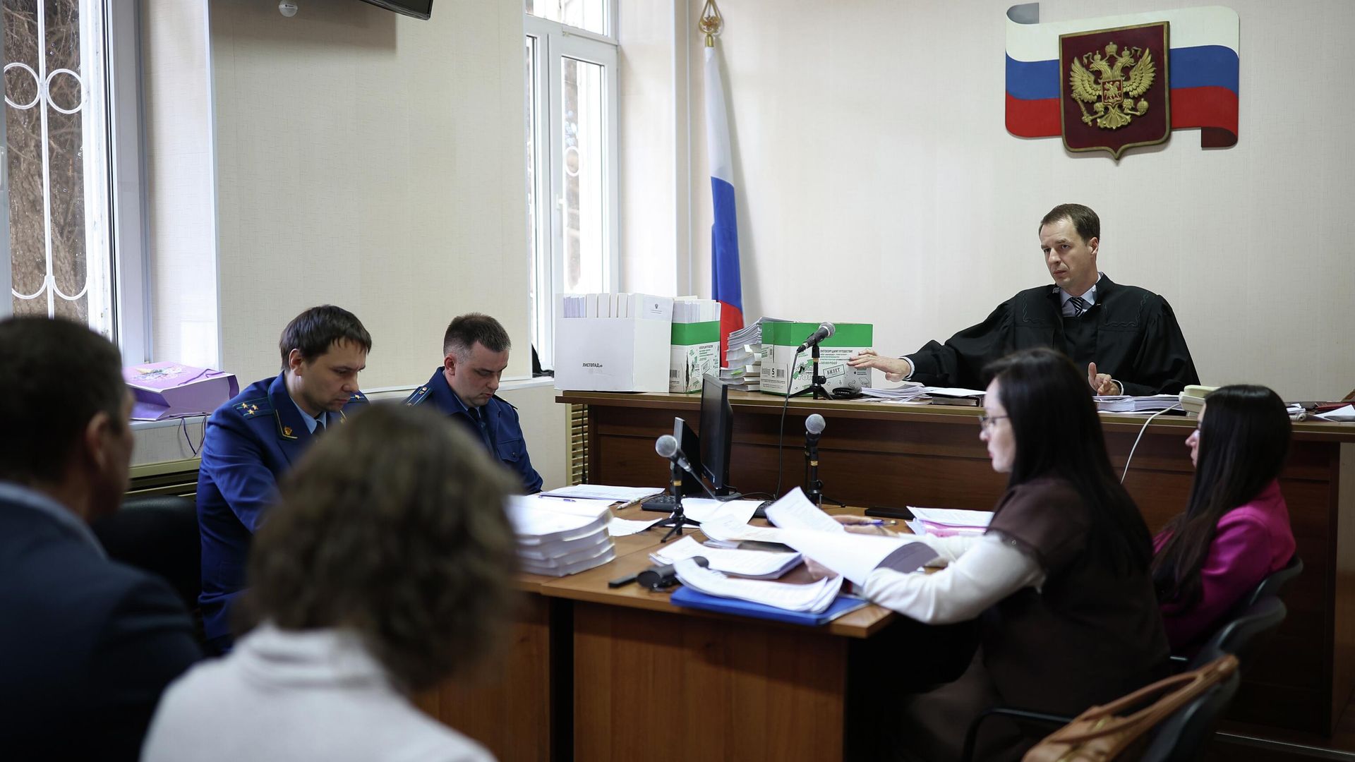 Заседание суда по делу об обращении в доход государства имущества бывшей судьи Краснодарского краевого суда Елены Хахалевой и ее родственников Заседание суда по делу об обращении в доход государства имущества бывшей судьи Краснодарского краевого суда Елены Хахалевой и ее родственников - РИА Новости, 1920, 01.06.2026
