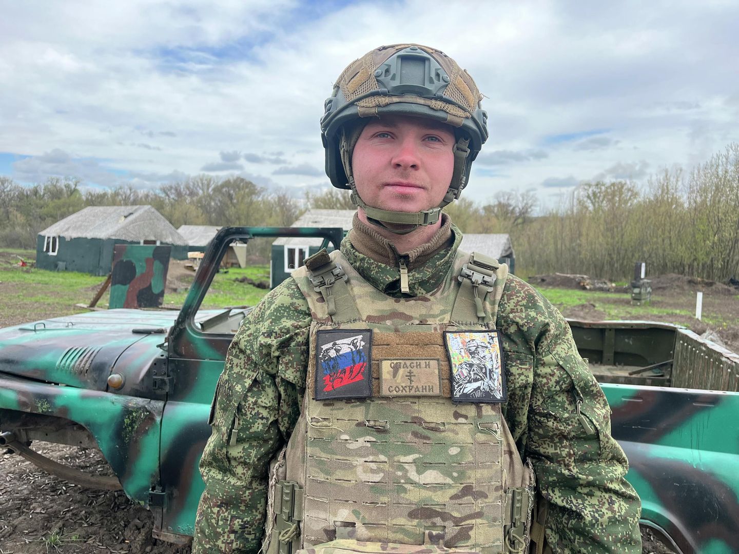 Боец с позывным Платон Боец с позывным Платон