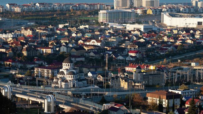 Поселок городского типа Сириус в Краснодарском крае