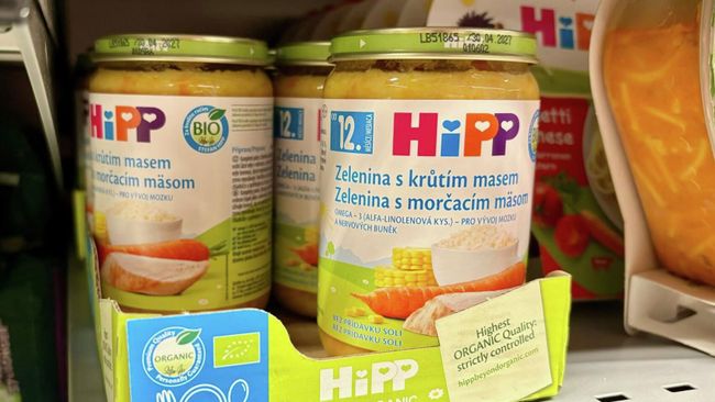 Детское питание HIPP в Чехии