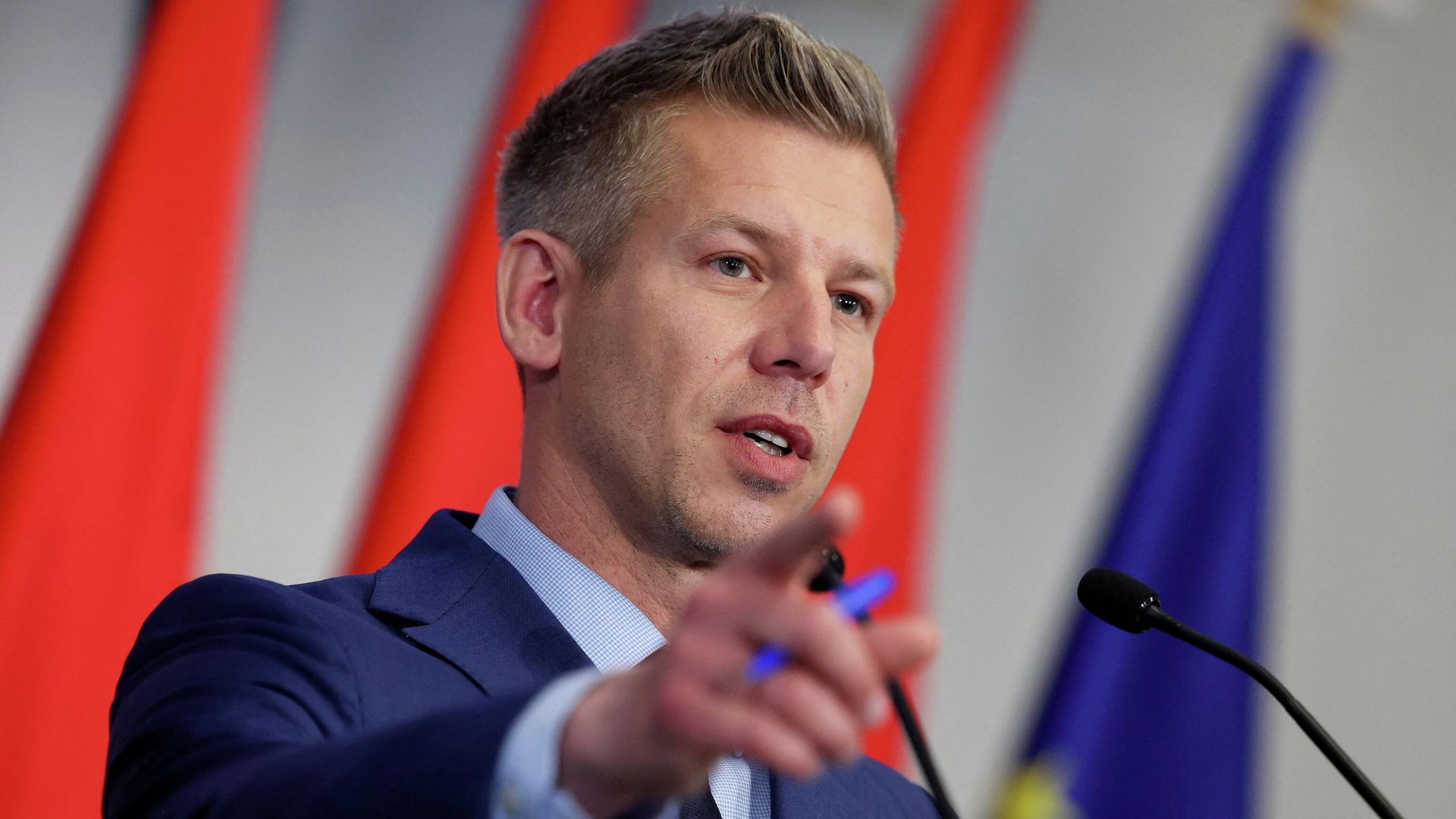 Лидер победившей на парламентских выборах в Венгрии оппозиционной партии Тиса Петер Мадьяр - РИА Новости, 1920, 21.04.2026