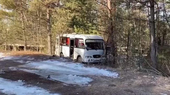 Последствия ДТП с автобусом в красноярском Железногорске