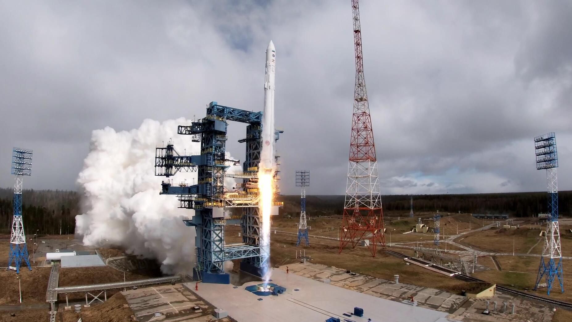 Запуск РН Ангара-1.2 с космодрома Плесецк. 23 апреля 2026 Запуск РН Ангара-1.2 с космодрома Плесецк. 23 апреля 2026 - РИА Новости, 1920, 23.04.2026