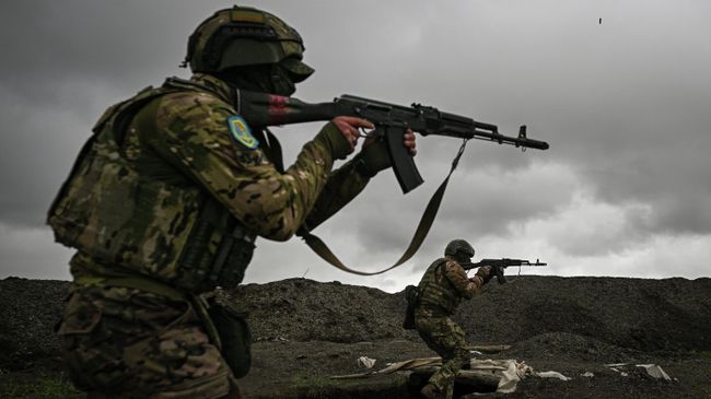 Российские военнослужащие в зоне СВО