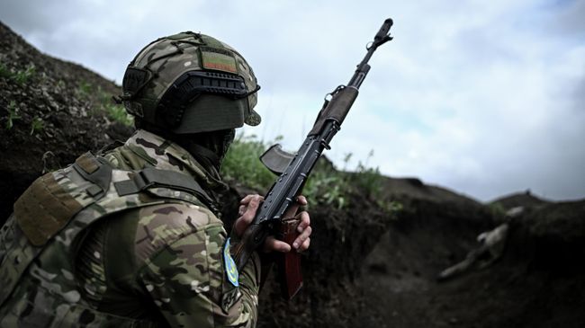 Российский военнослужащий 