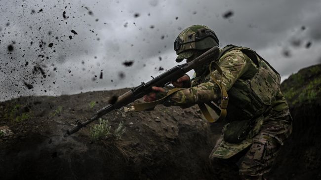 Российский военнослужащий 