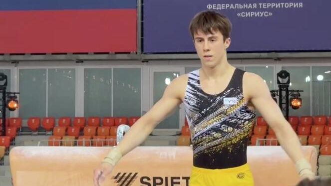 Арсений Духно на Кубке России по спортивной гимнастике в Сириусе Арсений Духно на Кубке России по спортивной гимнастике в Сириусе - РИА Новости, 1920, 21.08.2026