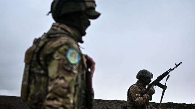 Российские военнослужащие в зоне СВО