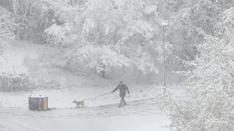 Снег в Москве Снег в Москве