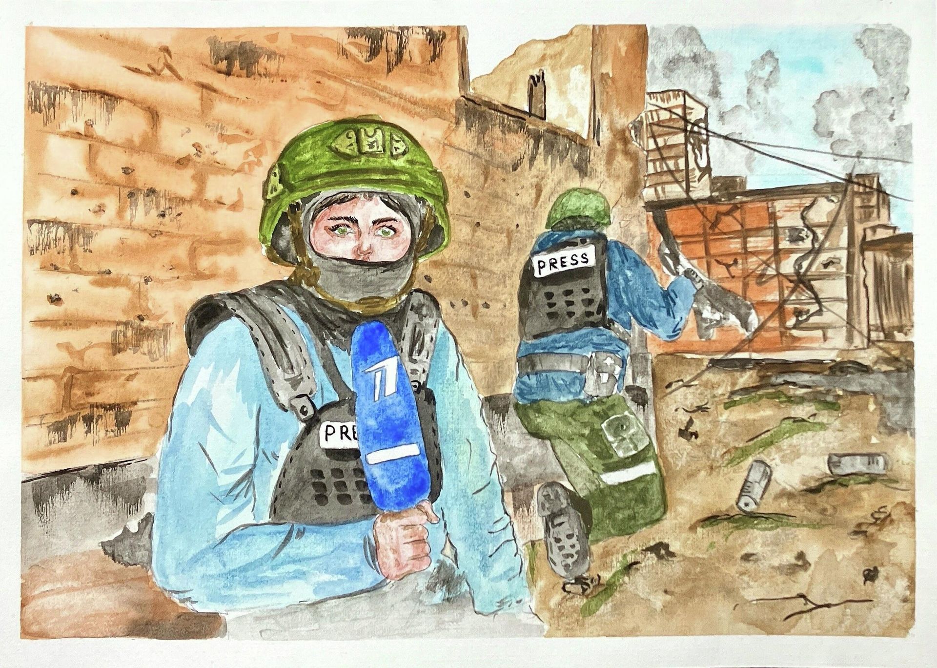 Приз зрительских симпатий. Дорогами военкоров. Мирослава Пятибратова, Москва, 11 лет - РИА Новости, 1920, 30.04.2026