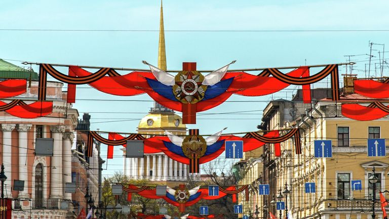Подготовка Санкт-Петербурга к празднованию Дня Победы