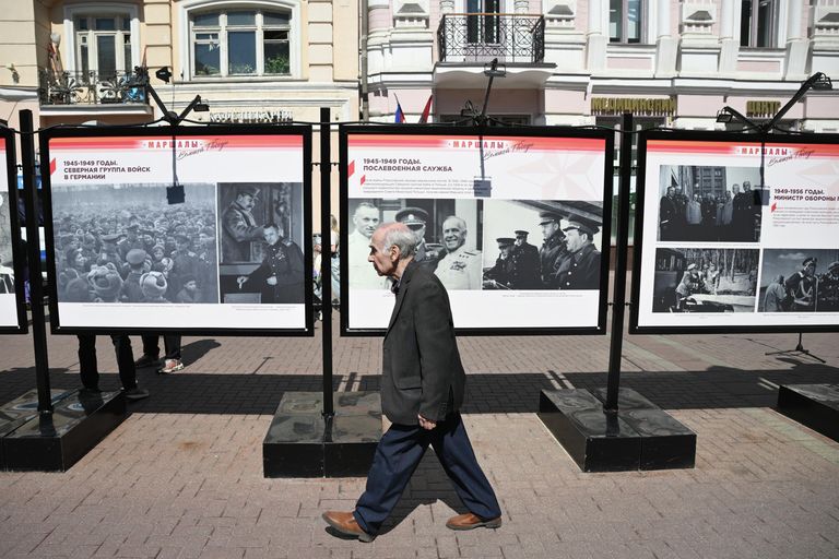 Открытие фотовыставки Маршалы Великой Победы в Москве