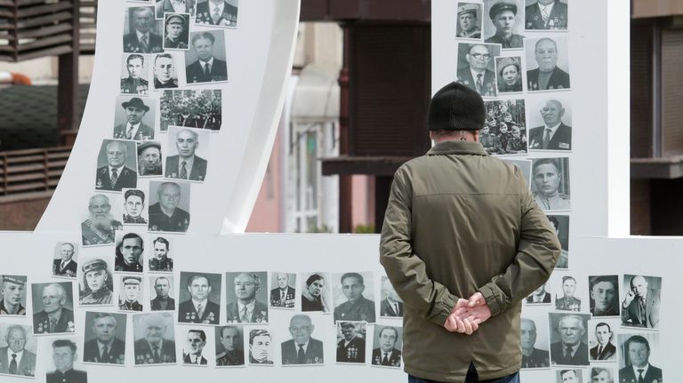 Подготовка Донецка к празднованию Дня Победы