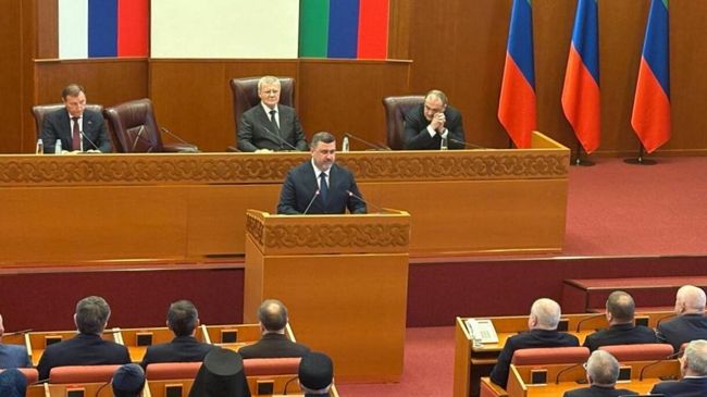Фёдор Щукин на официальном представлении властям региона в качестве временно исполняющего обязанности главы Дагестана в Махачкале. 6 мая 2026