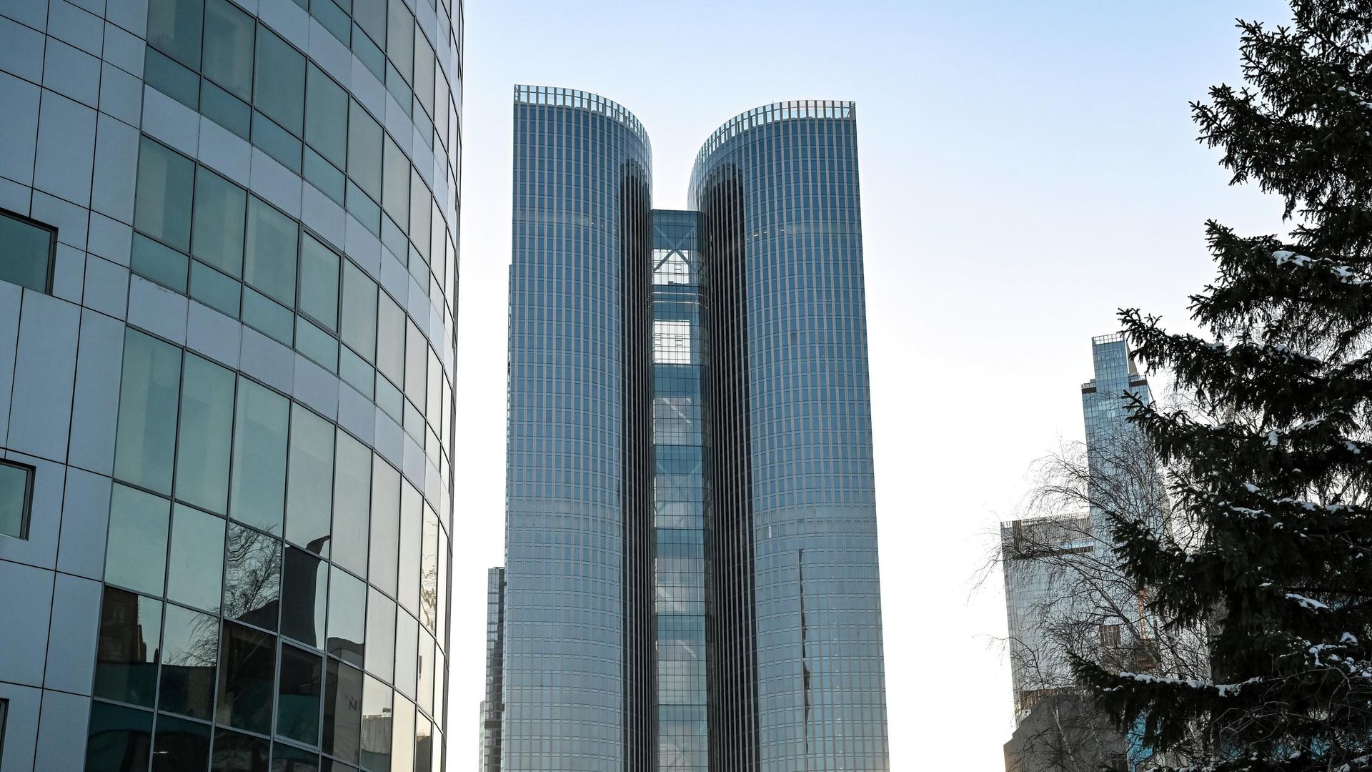 Вид на башни Moscow Towers делового центра Москва-Сити Вид на башни Moscow Towers делового центра Москва-Сити - РИА Новости, 1920, 08.05.2026