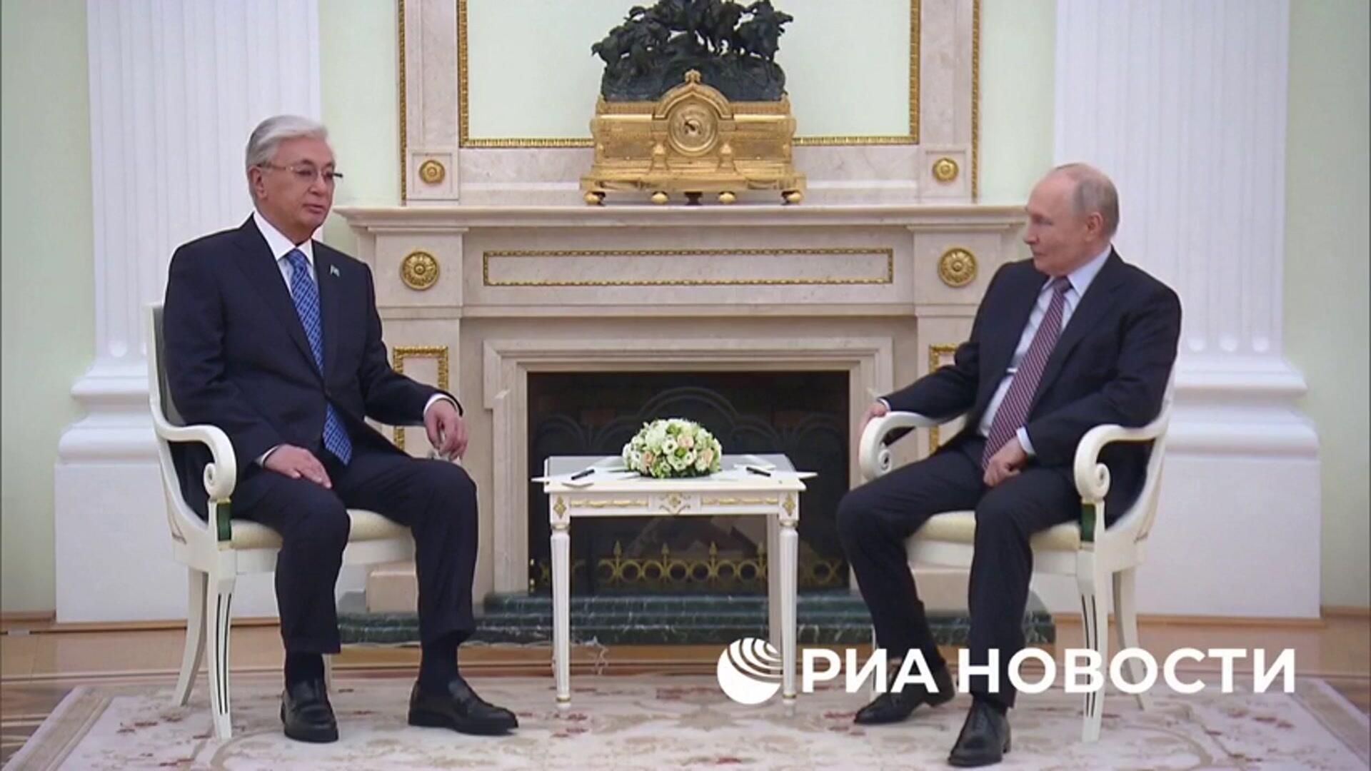 Встреча Путина и президента Казахстана в Кремле Встреча Путина и президента Казахстана в Кремле - РИА Новости, 1920, 08.05.2026