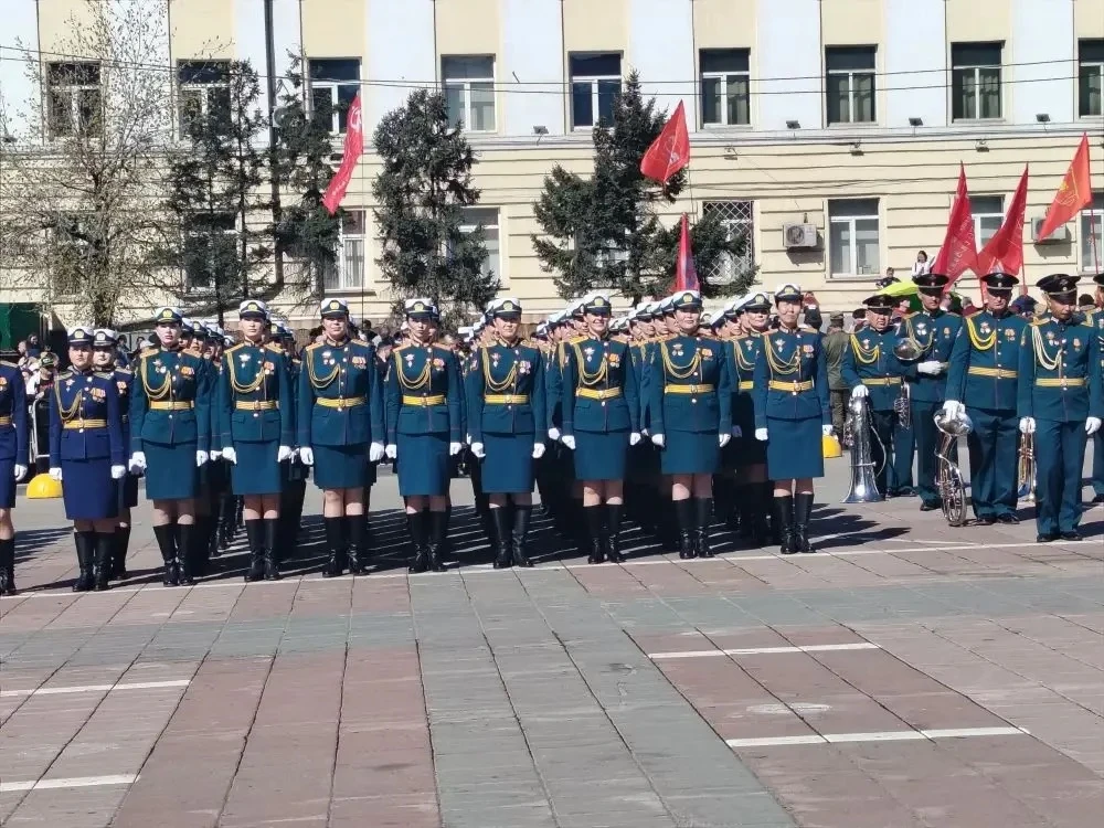 Парад Победы прошел в столице Бурятии - РИА Новости, 1920, 09.05.2026