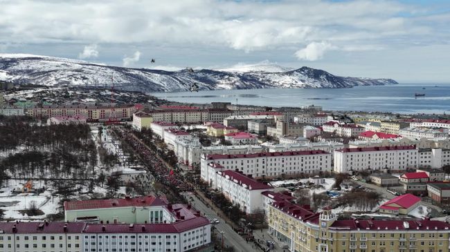 Акция Бессмертный полк в Магаданской области 
