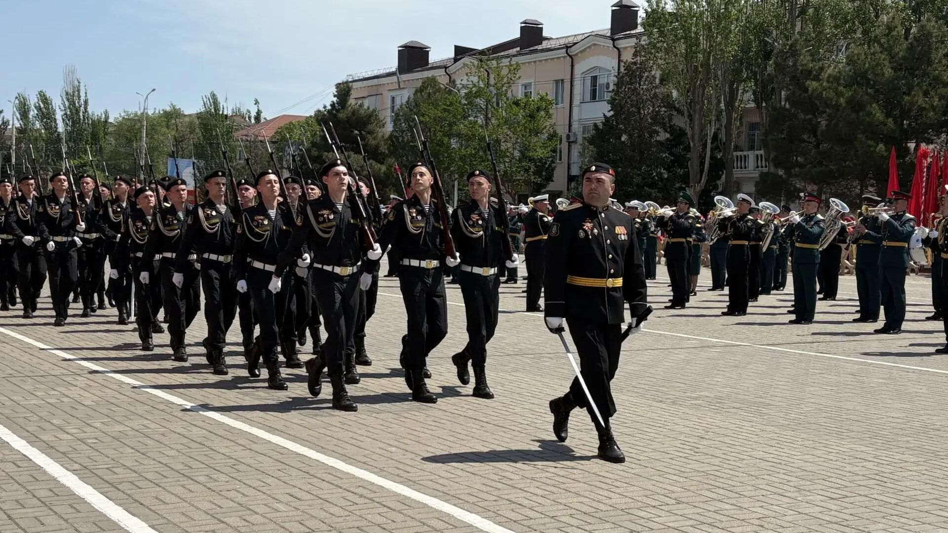 Военный парад в Каспийске Военный парад в Каспийске - РИА Новости, 1920, 09.05.2026