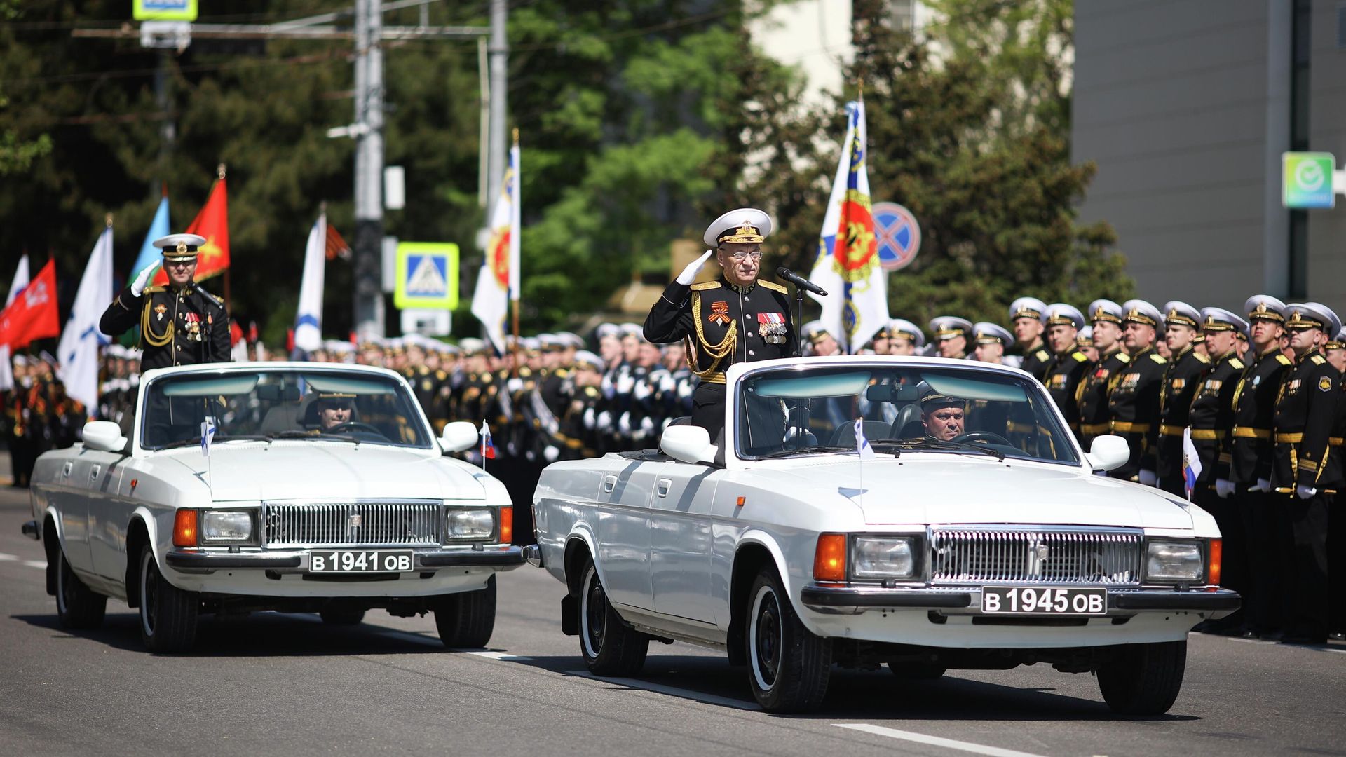 Военный парад, посвящённый 81-й годовщине Победы в Великой Отечественной войне в Новороссийске - РИА Новости, 1920, 09.05.2026