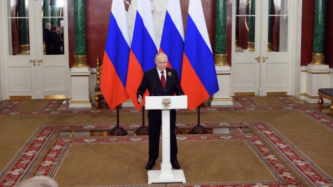 Пресс-конференция президента Владимира Путина