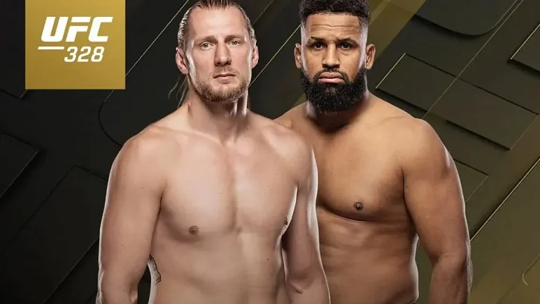Афиша боя Александра Волкова на UFC 328 Афиша боя Александра Волкова на UFC 328 - РИА Новости, 1920, 10.05.2026