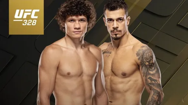 Афиша боя Романа Копылова на UFC 328 Афиша боя Романа Копылова на UFC 328