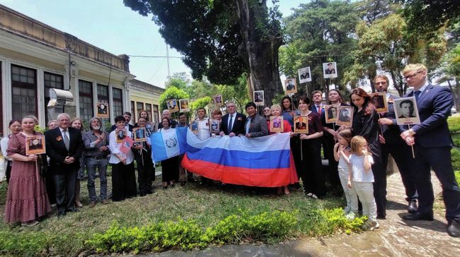 Акция Бессмертный полк в Гватемале