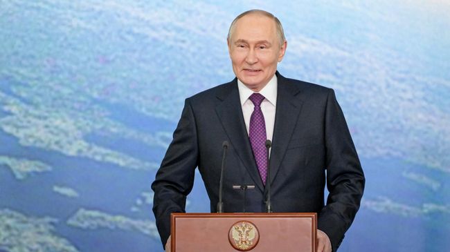 Путин в Московском институте теплотехники