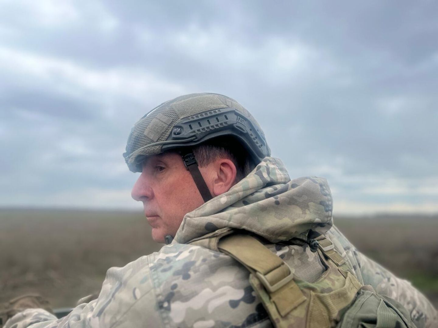 Большевик едет на позиции