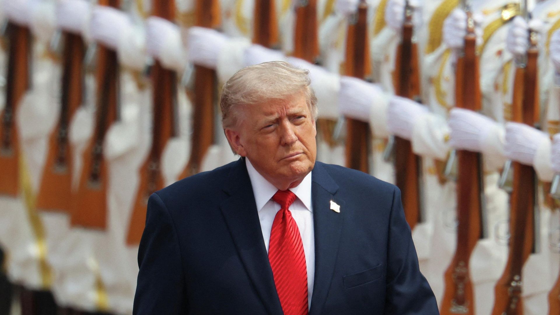 Президент США Дональд Трамп во время визита в Китай Президент США Дональд Трамп во время визита в Китай - РИА Новости, 1920, 14.05.2026