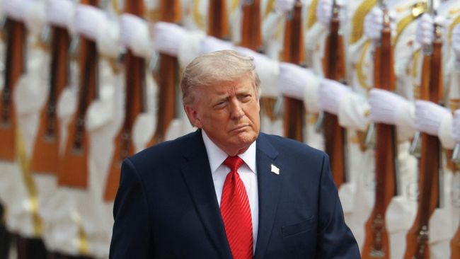 Президент США Дональд Трамп во время визита в Китай
