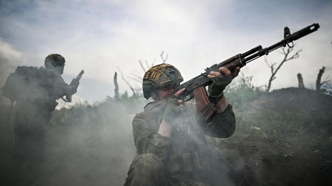 Российские военнослужащие в зоне проведения СВО