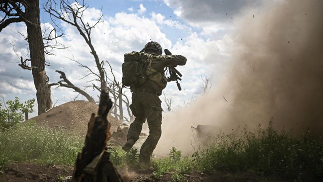 Российский военнослужащий