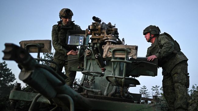Российские военнослужащие в зоне проведения СВО