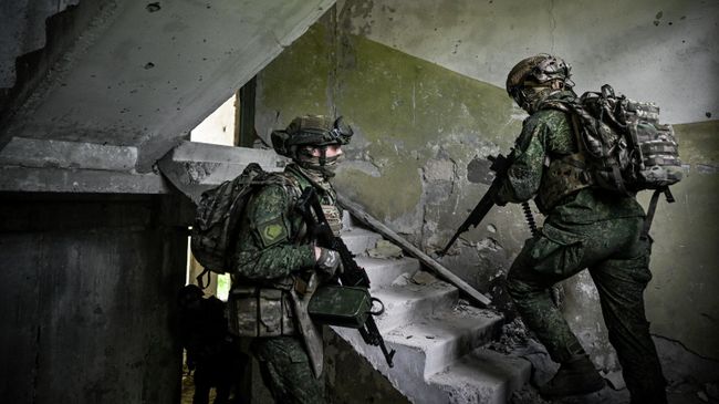 Российские военнослужащие в зоне СВО