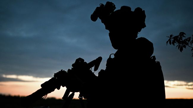 Российский военнослужащий в зоне проведения СВО