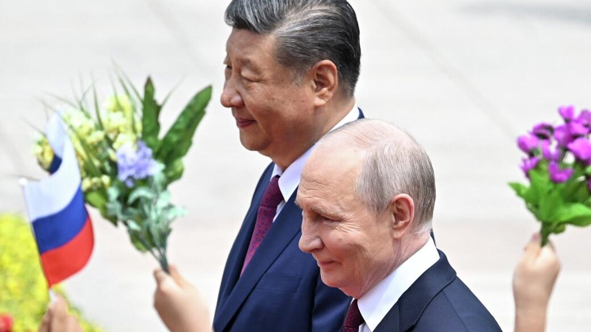 Президент России Владимир Путин и председатель КНР Си Цзиньпин во время встречи в Пекине Президент России Владимир Путин и председатель КНР Си Цзиньпин во время встречи в Пекине - РИА Новости, 1920, 20.05.2026